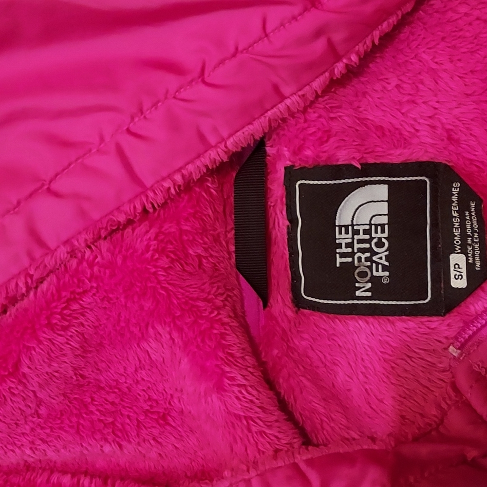 The North Face Hooded Fleece Jacket Small - Hot Pink - Picture 2 of 7